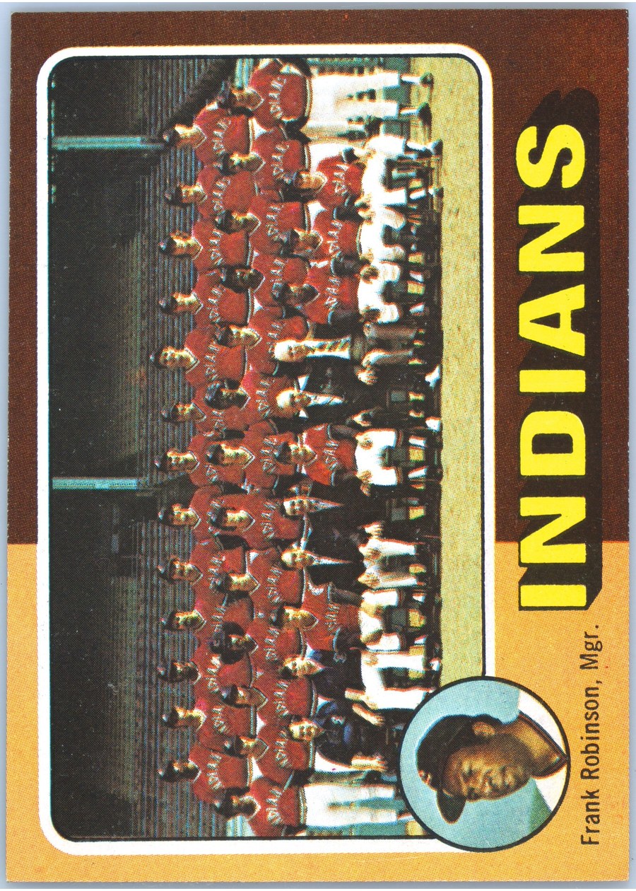 1975 Topps #331 Cleveland Indians