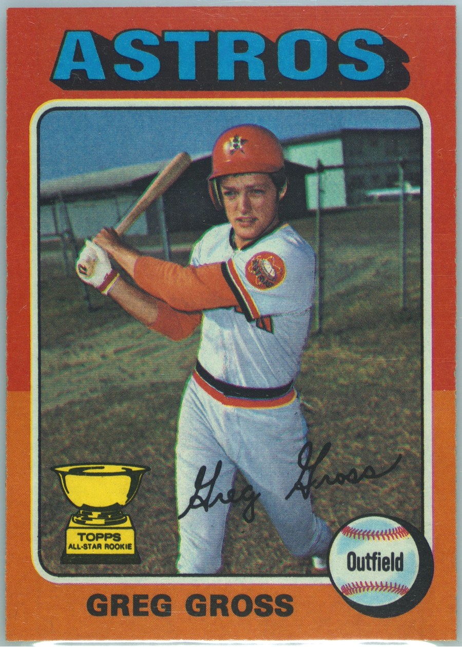 1975 Topps #334 Greg Gross, Houston Astros
