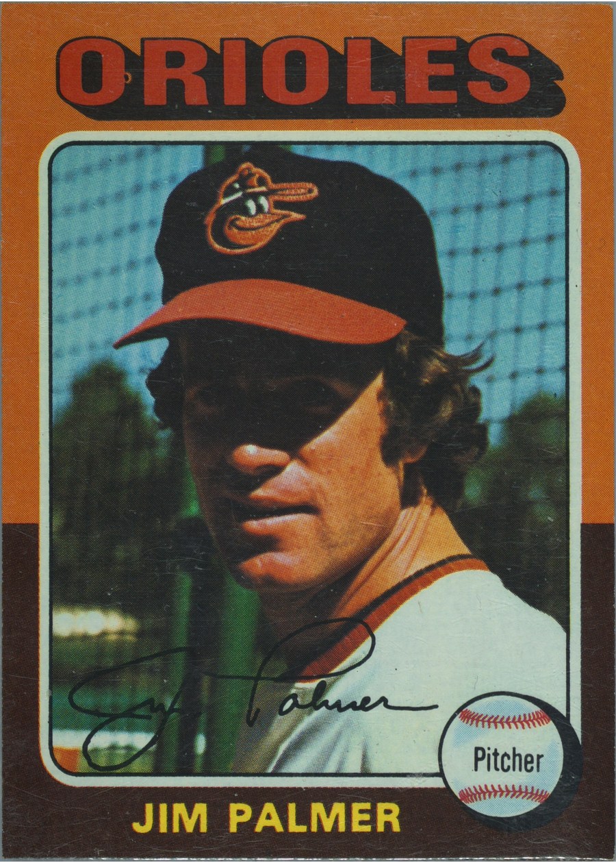 1975 Topps #335 Jim Palmer, Baltimore Orioles