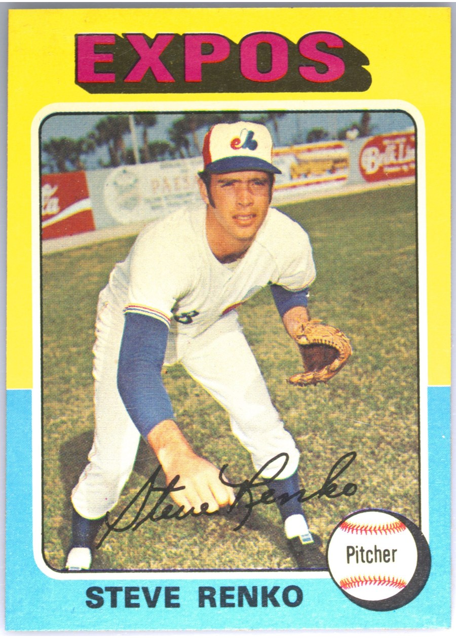 1975 Topps #34 Steve Renko, Montreal Expos