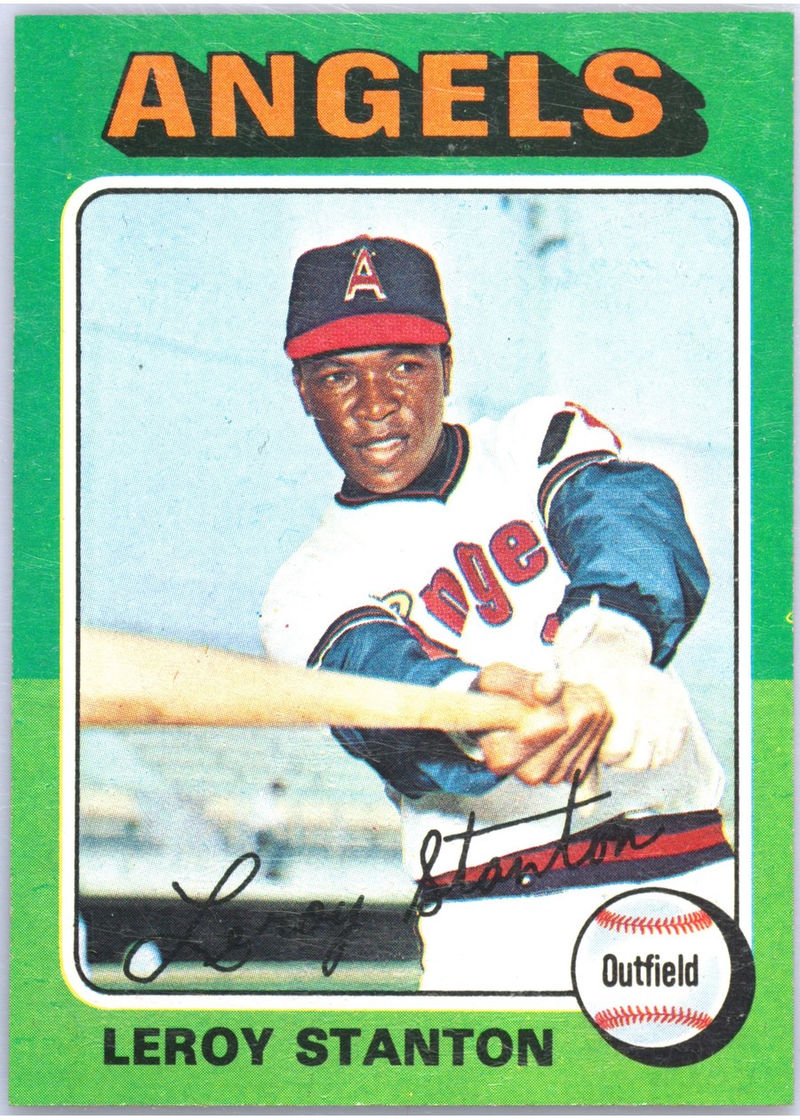 1975 Topps #342 Leroy Stanton, California Angels