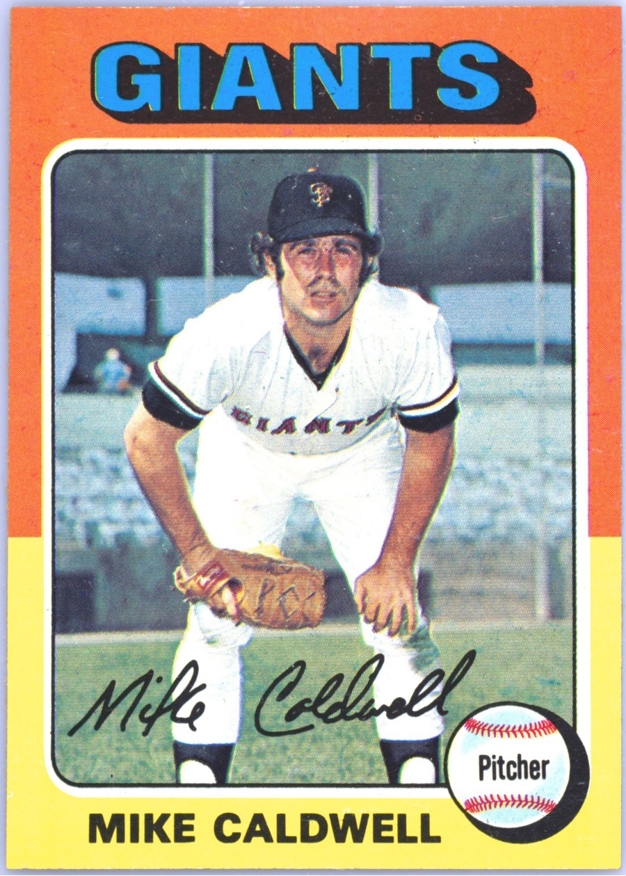 1975 Topps #347 Mike Caldwell, San Francisco Giants