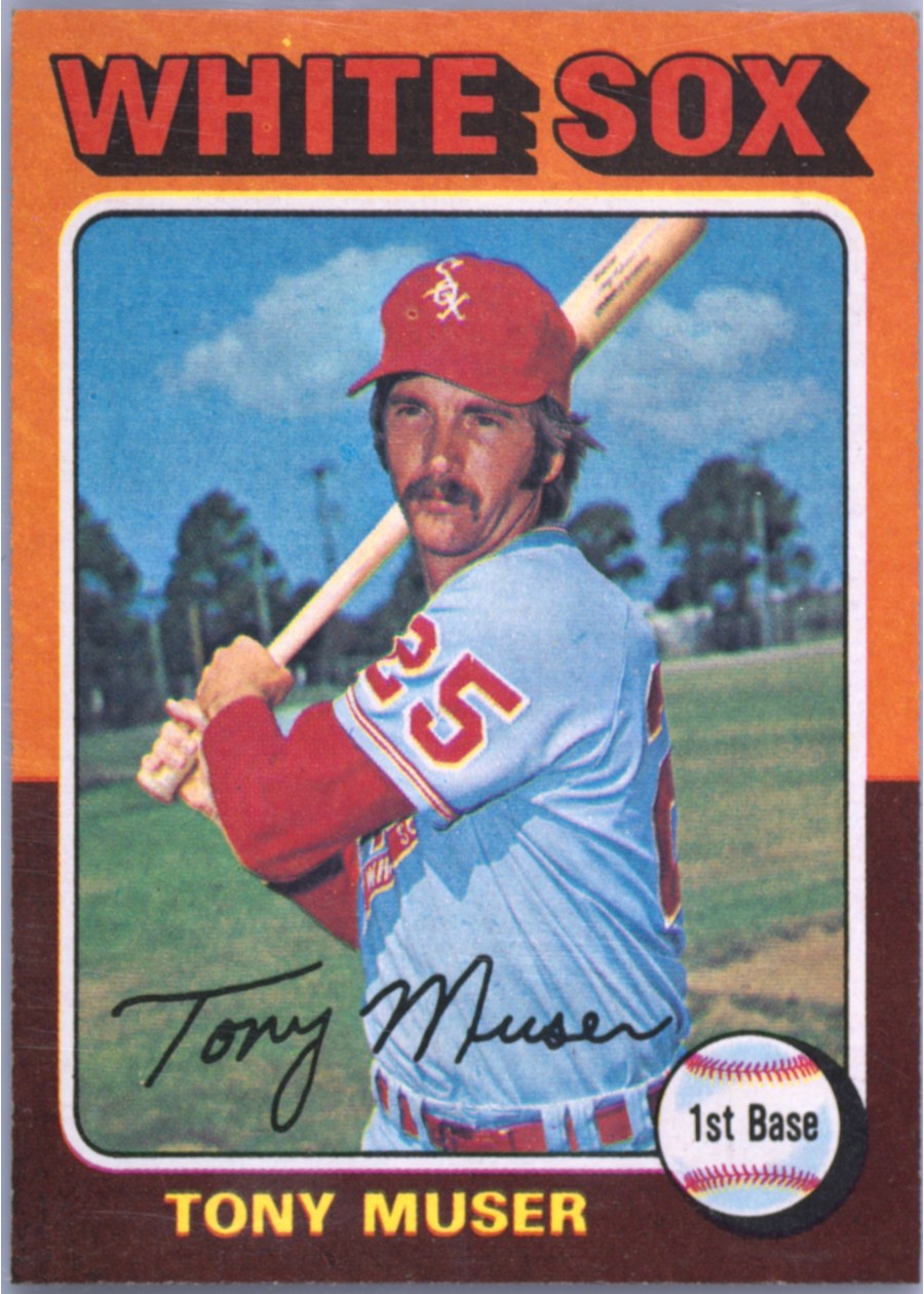 1975 Topps #348 Tony Muser, Chicago White Sox