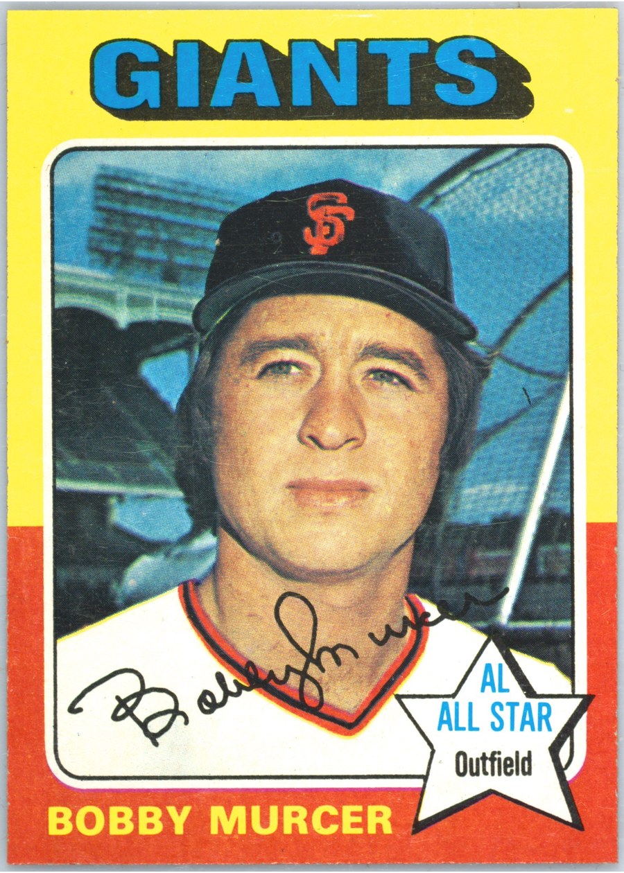 1975 Topps #350 Bobby Murcer, San Francisco Giants