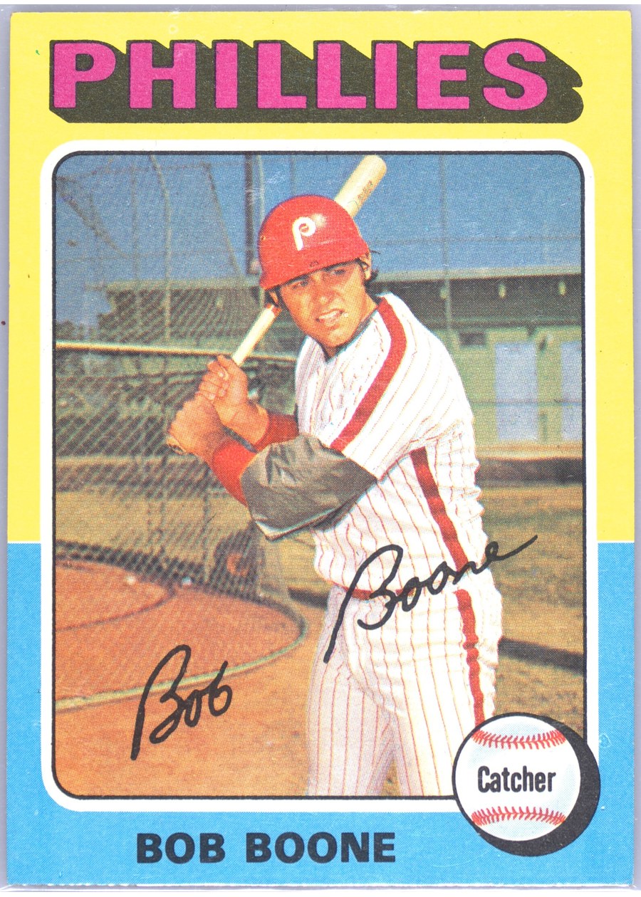 1975 Topps #351 Bob Boone, Philadelphia Phillies