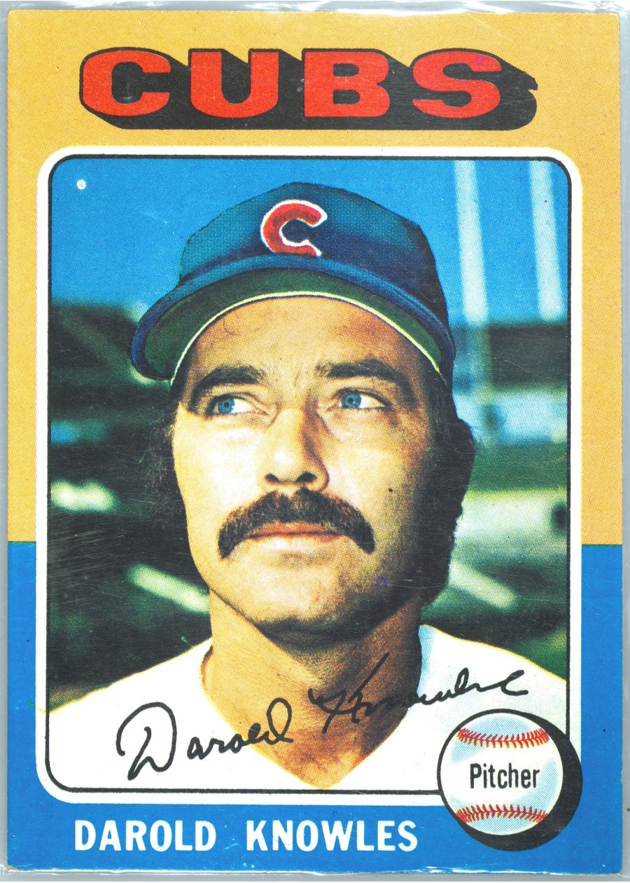 1975 Topps #352 Darold Knowles, Chicago Cubs