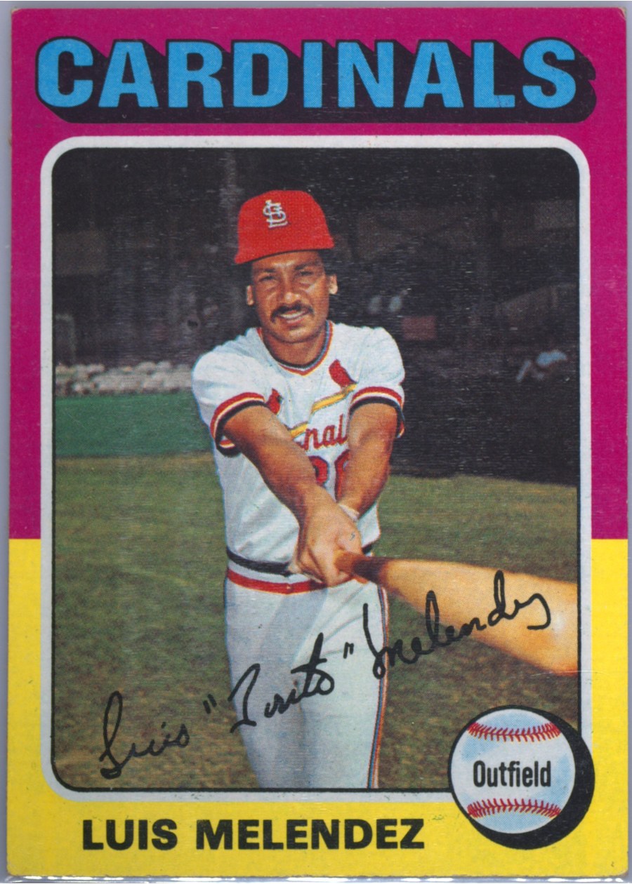 1975 Topps #353 Luis Melendez, St. Louis Cardinals