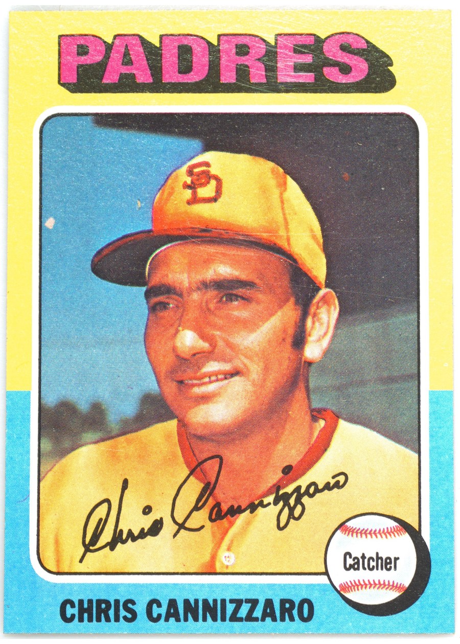 1975 Topps #355 Chris Cannizzaro, San Diego Padres