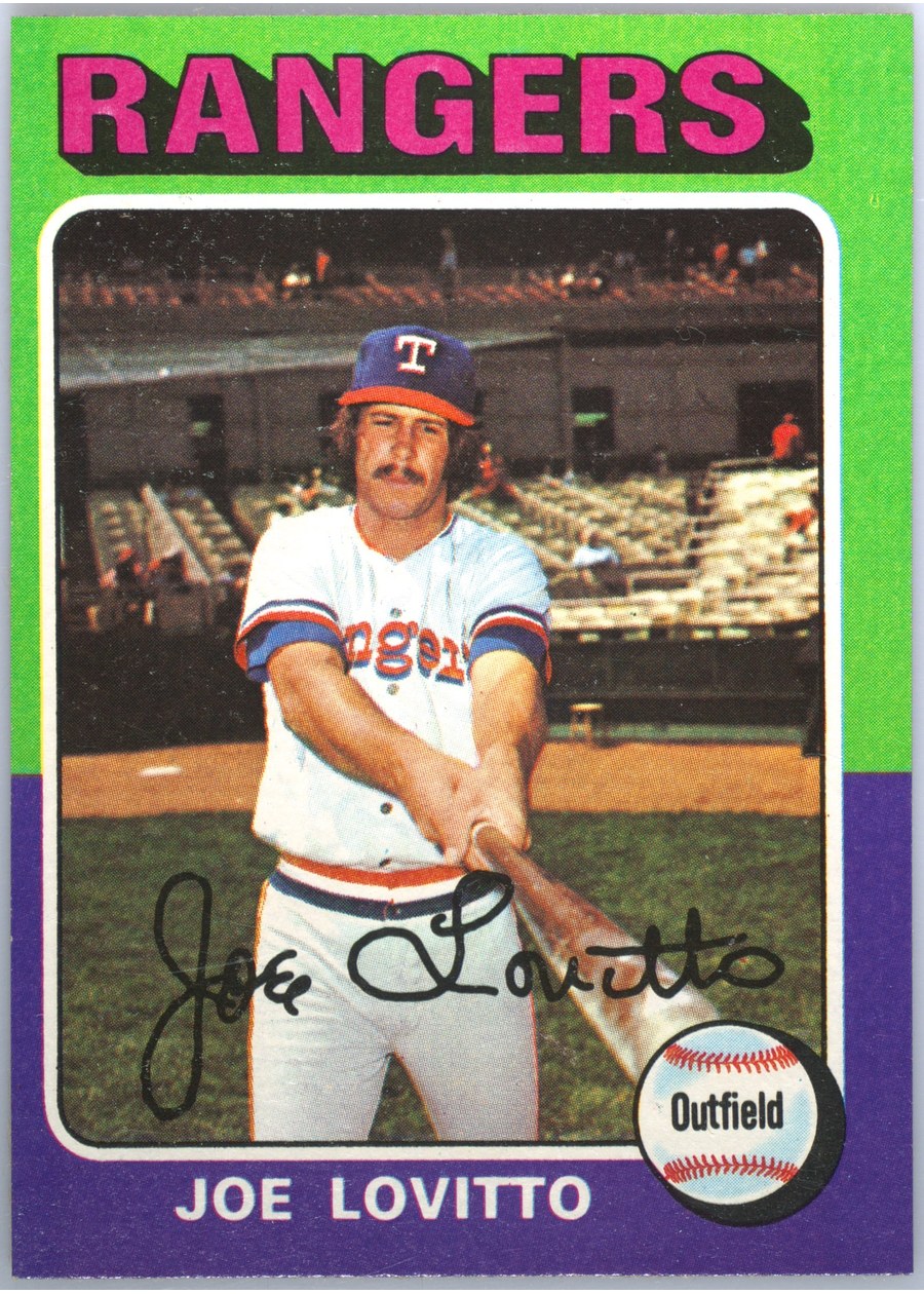 1975 Topps #36 Joe Lovitto, Texas Rangers
