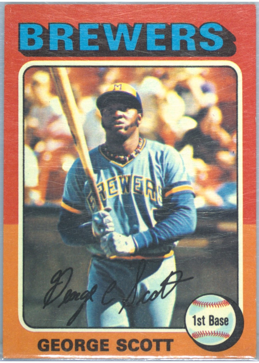 1975 Topps #360 George Scott, Milwaukee Brewers