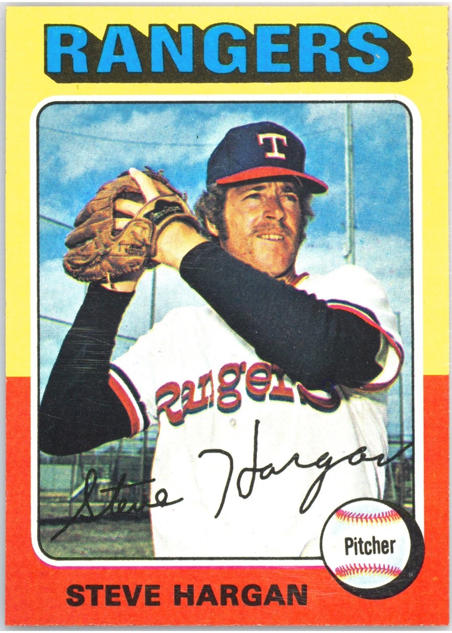 1975 Topps #362 Steve Hargan, Texas Rangers