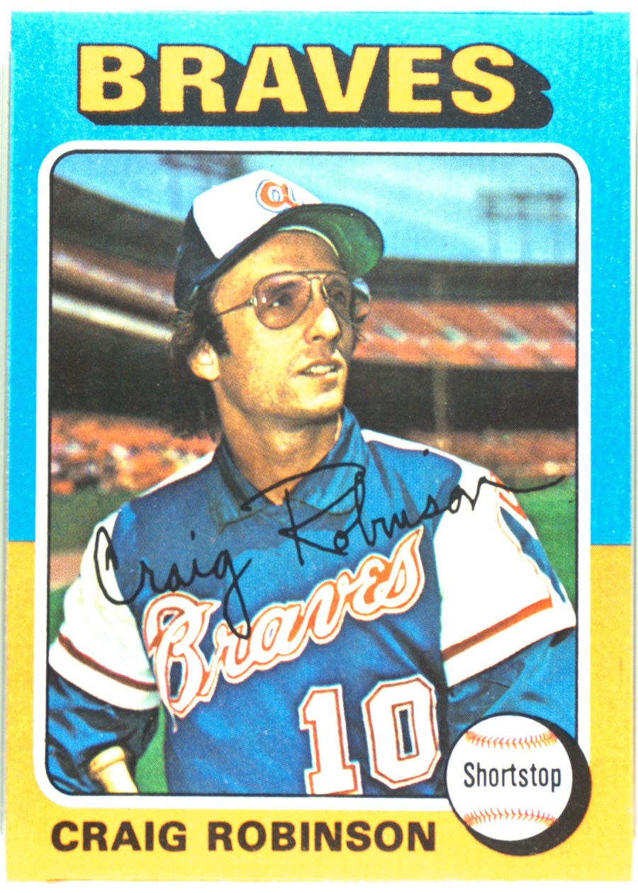 1975 Topps #367 Craig Robinson, Atlanta Braves