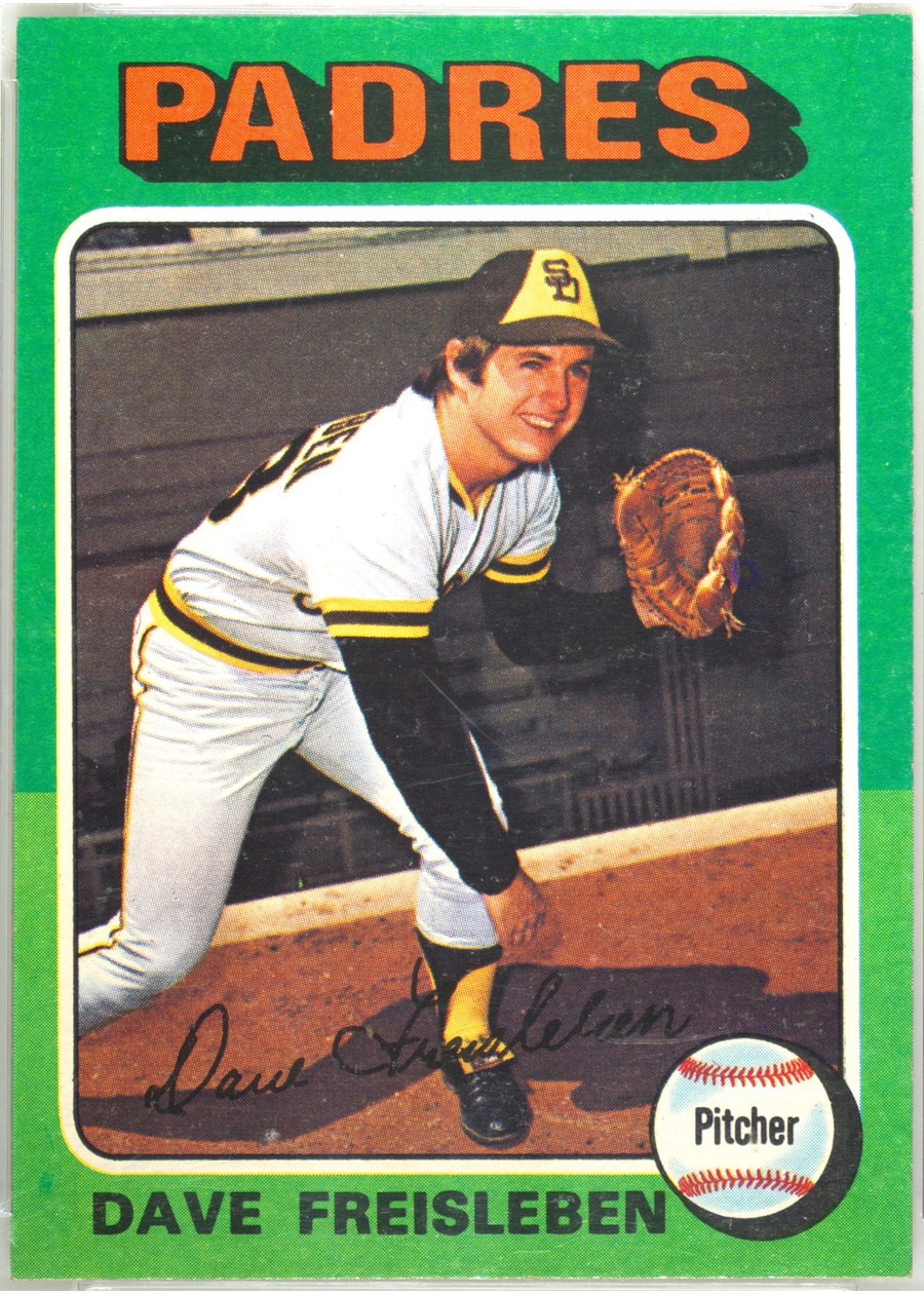 1975 Topps #37 Dave Freisleben, San Diego Padres
