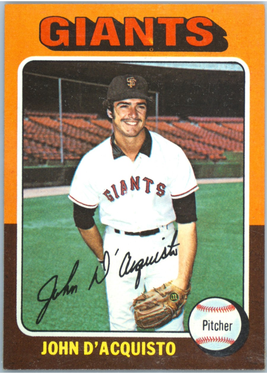 1975 Topps #372 John D'Acquisto, San Francisco Giants