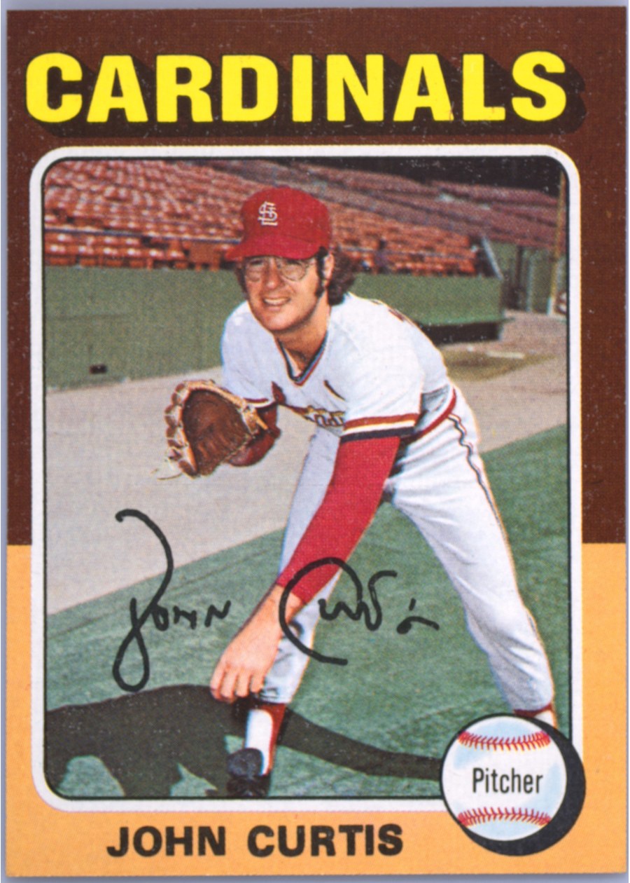 1975 Topps #381 John Curtis, St. Louis Cardinals