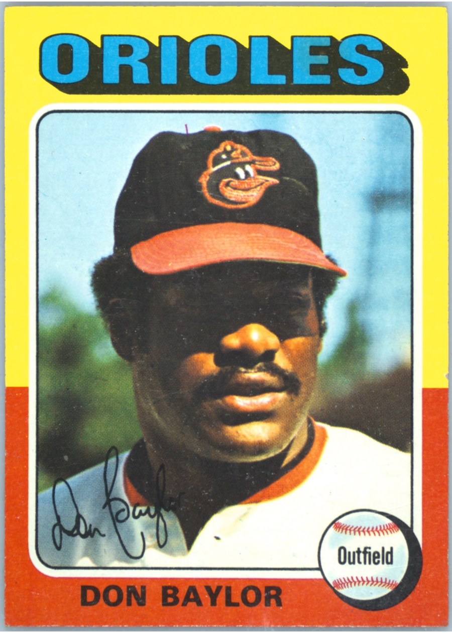 1975 Topps #382 Don Baylor, Baltimore Orioles