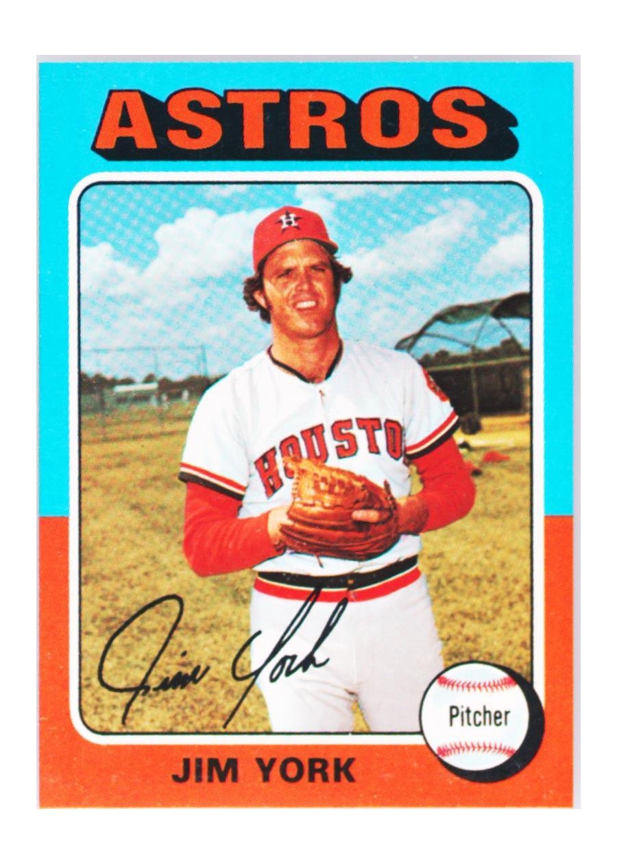 1975 Topps #383 Jim York, Houston Astros