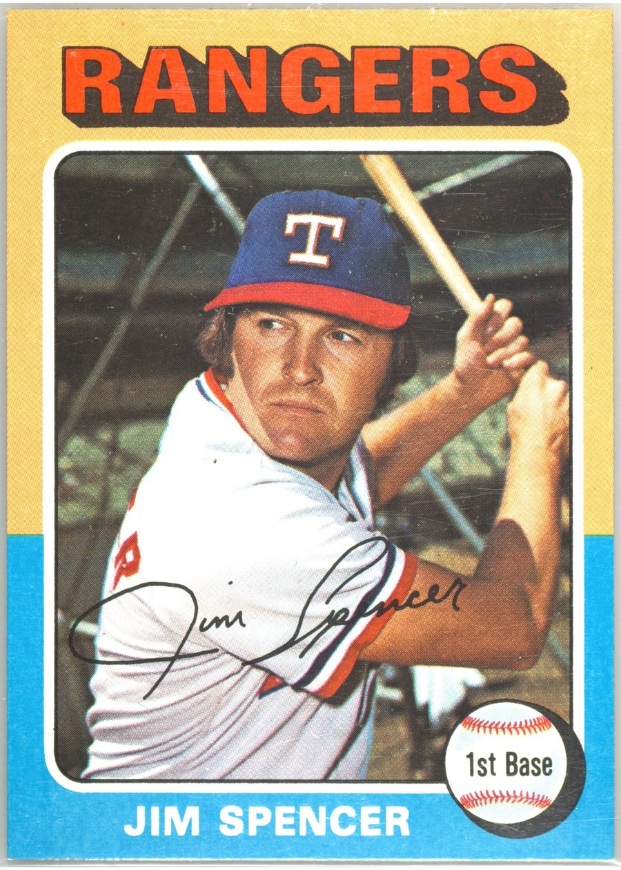 1975 Topps #387 Jim Spencer, Texas Rangers