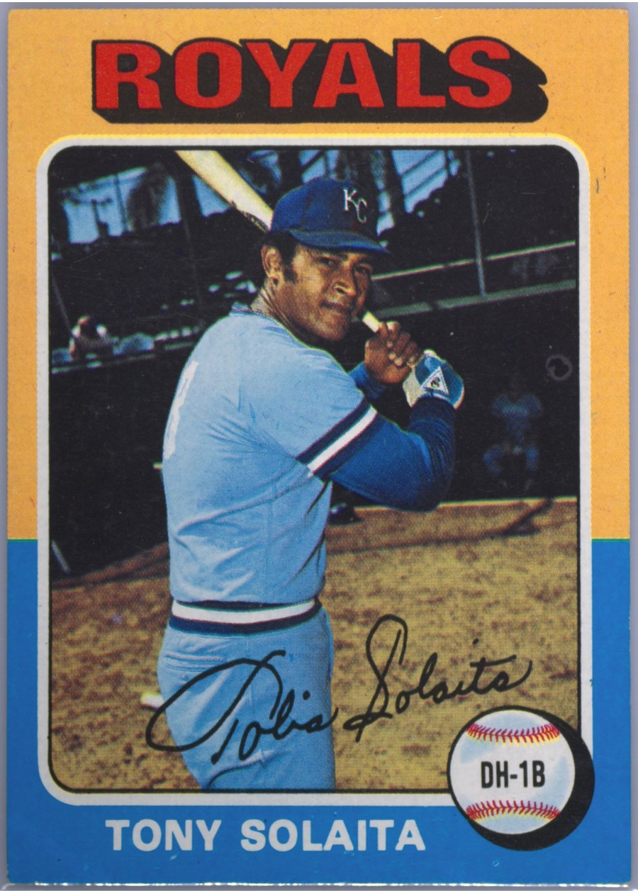 1975 Topps #389 Tony Solaita, Kansas City Royals