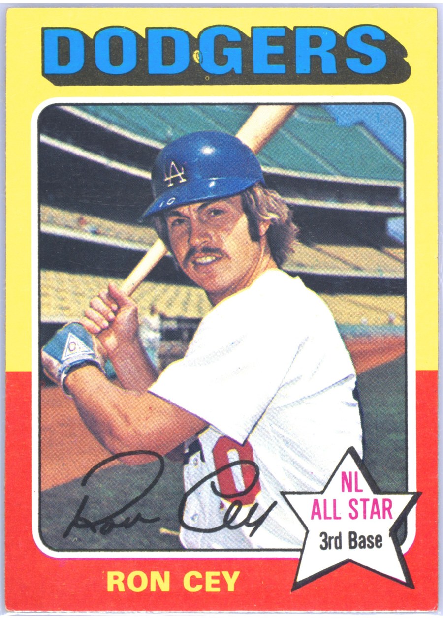 1975 Topps #390 Ron Cey, Los Angeles Dodgers