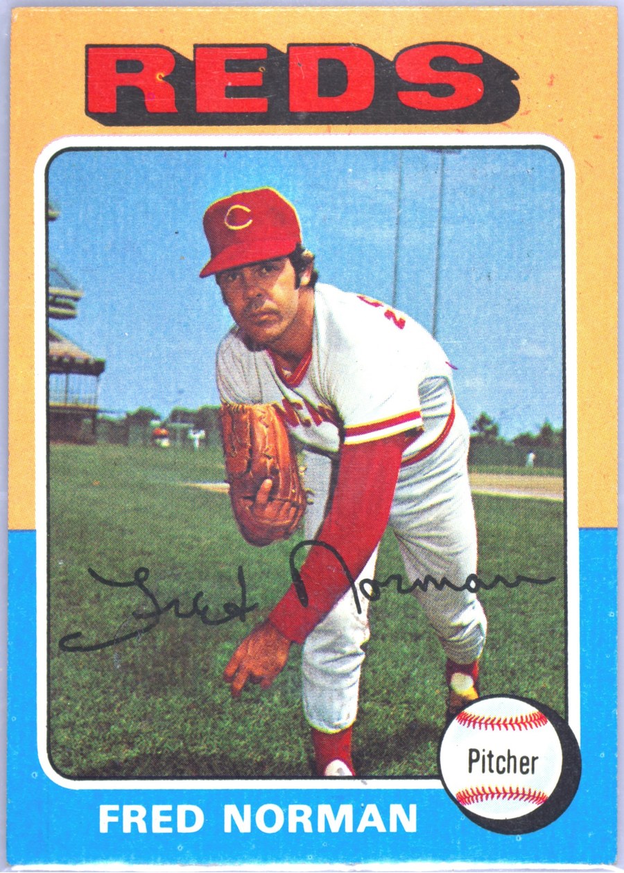 1975 Topps #396 Fred Norman, Cincinnati Reds