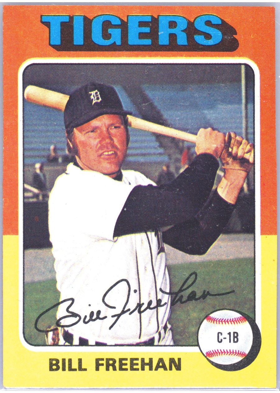 1975 Topps #397 Bill Freehan, Detroit Tigers