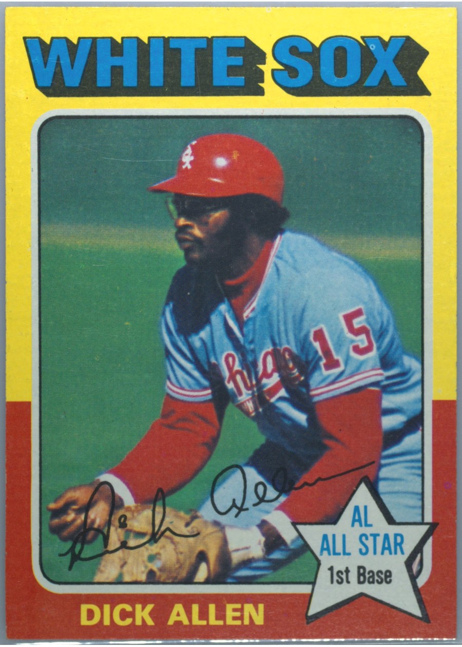 1975 Topps #400 Dick Allen, Chicago White Sox