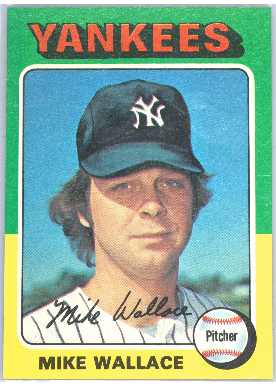 1975 Topps #401 Mike Wallace, New York Yankees