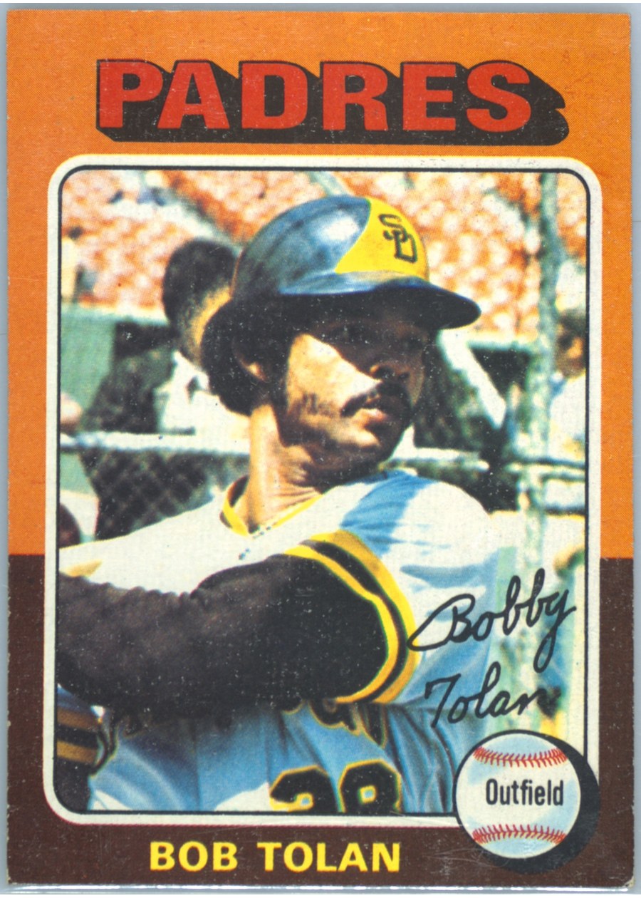 1975 Topps #402 Bob Tolan, San Diego Padres