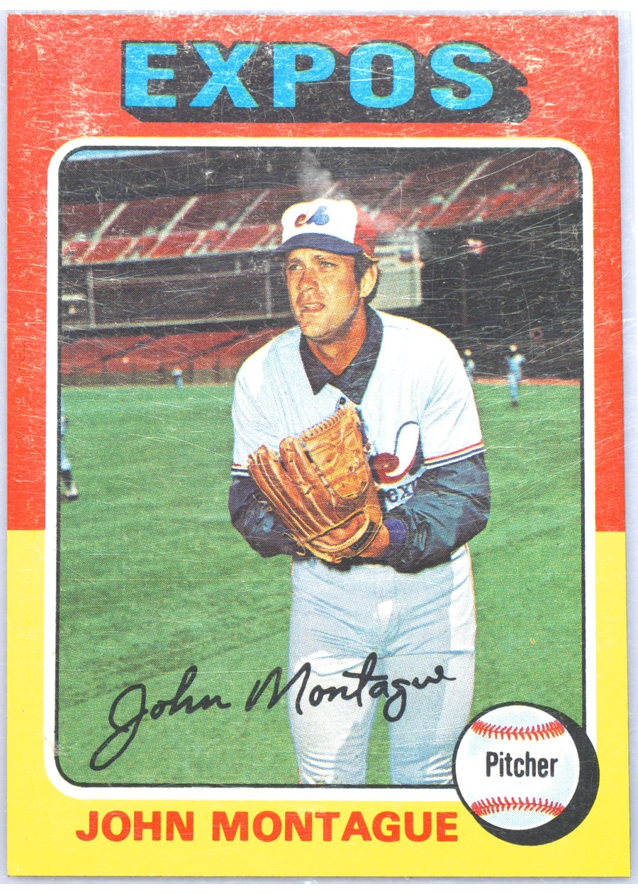 1975 Topps #405 John Montague, Montreal Expos