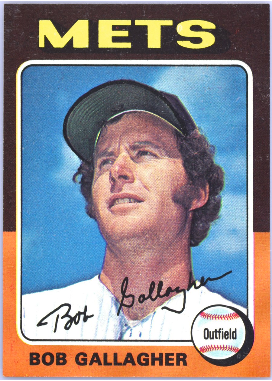 1975 Topps #406 Bob Gallagher, New York Mets