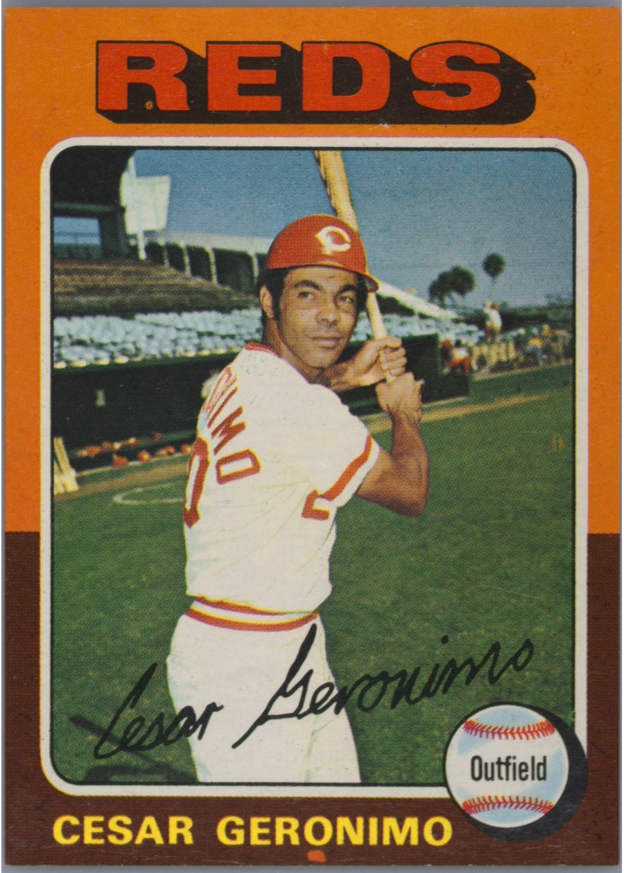 1975 Topps #41 Cesar Geronimo, Cincinnati Reds