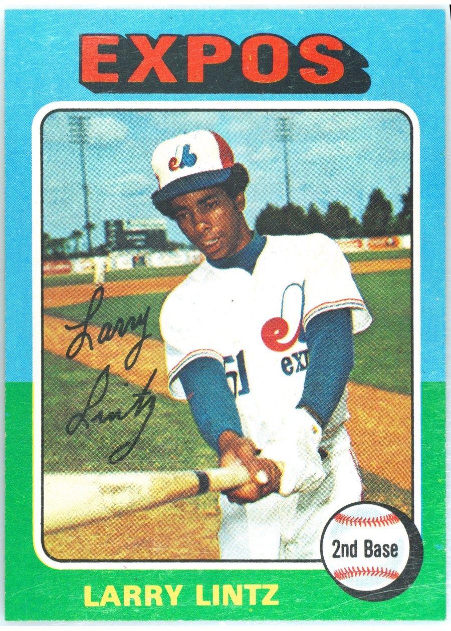 1975 Topps #416 Larry Lintz, Montreal Expos