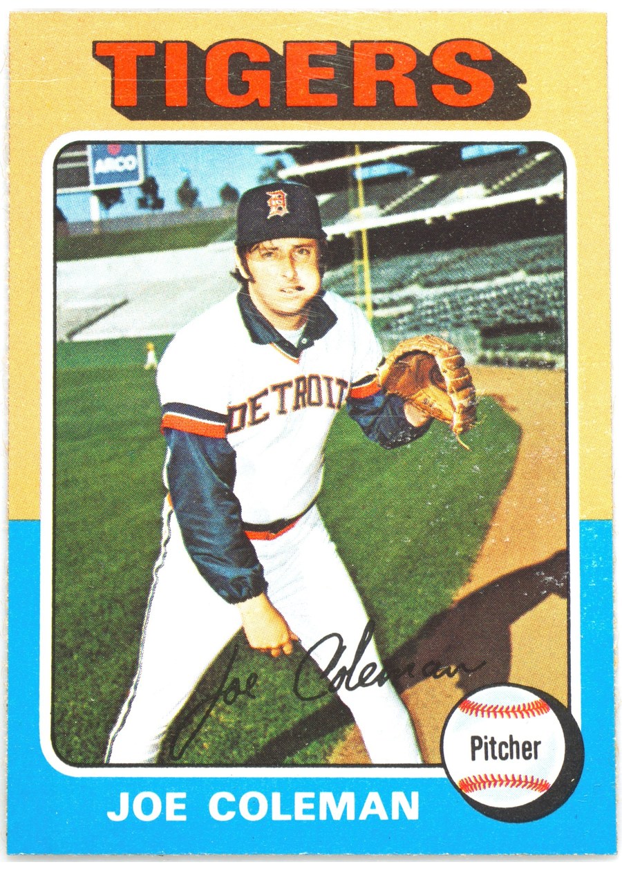 1975 Topps #42 Joe Coleman, Detroit Tigers