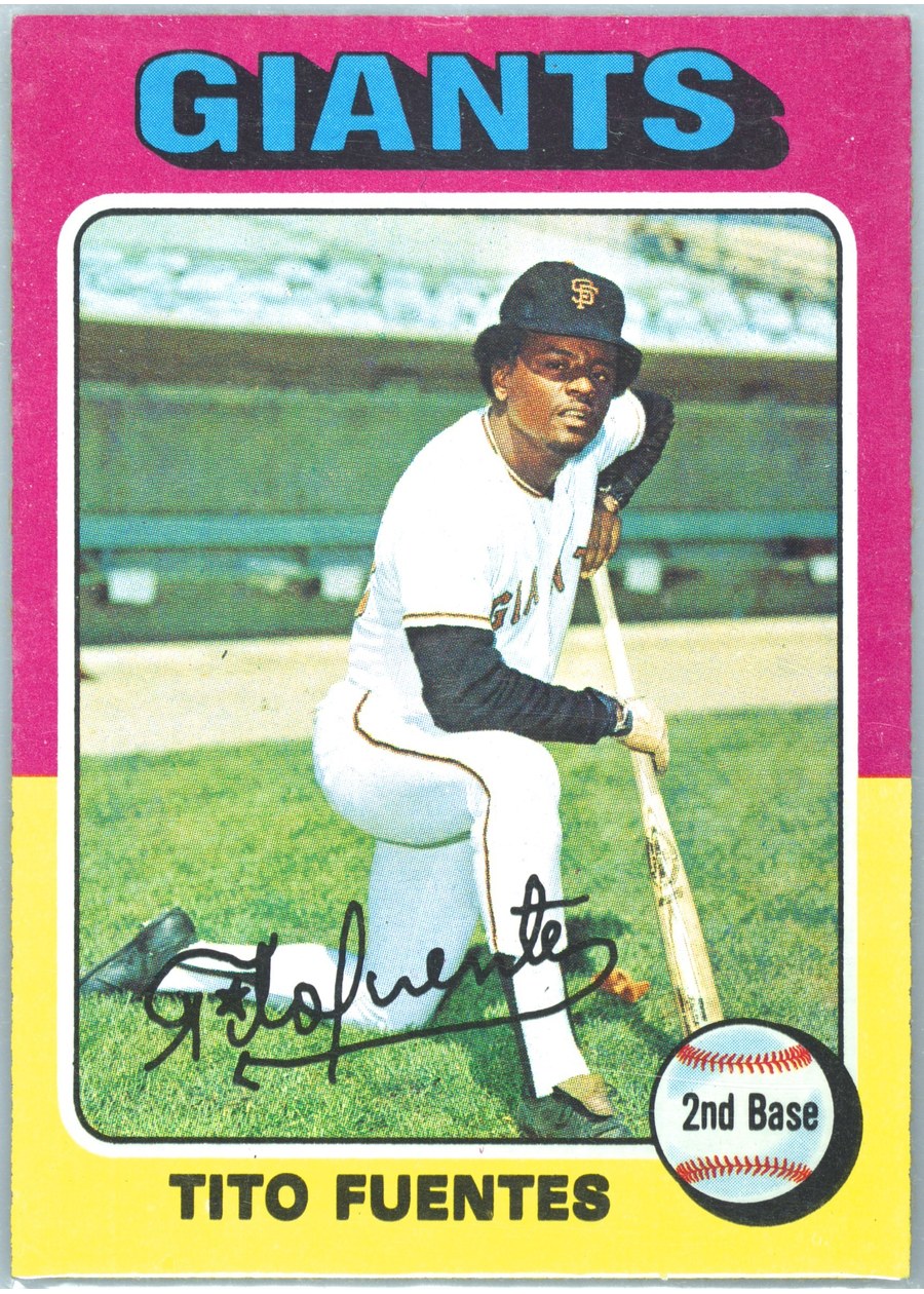 1975 Topps #425 Tito Fuentes, San Francisco Giants