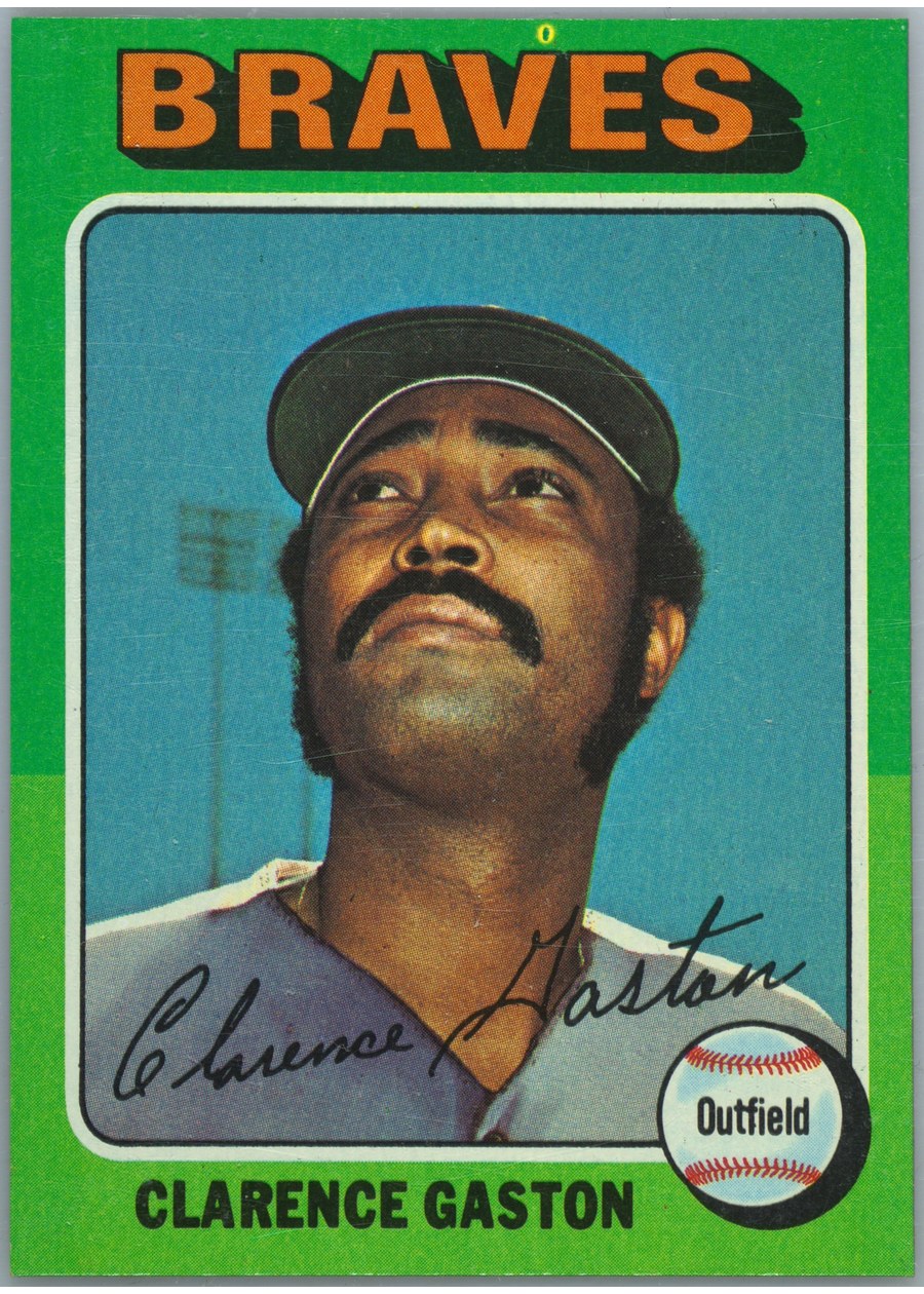 1975 Topps #427 Clarence Gaston, Atlanta Braves