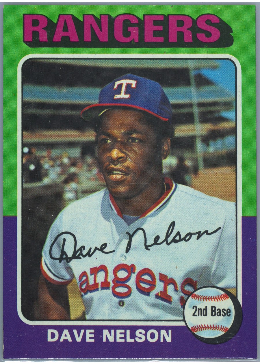 1975 Topps #435 Dave Nelson, Texas Rangers