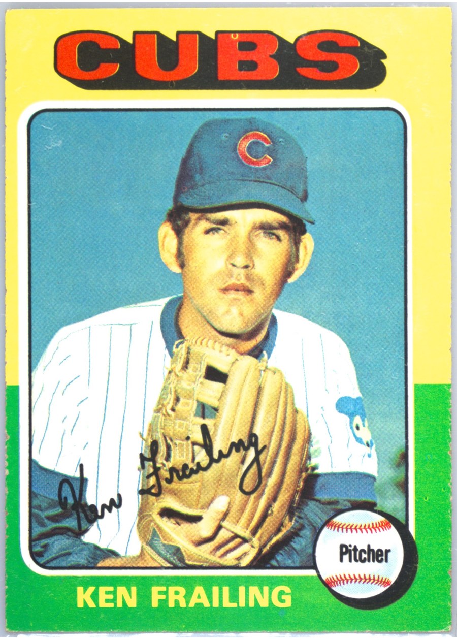 1975 Topps #436 Ken Frailing, Chicago Cubs