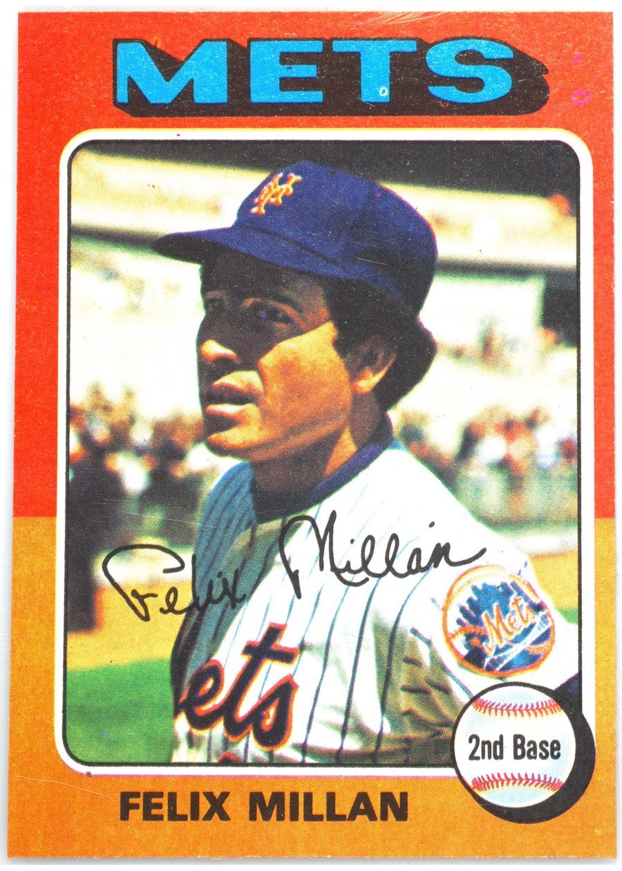 1975 Topps #445 Felix Millan, New York Mets