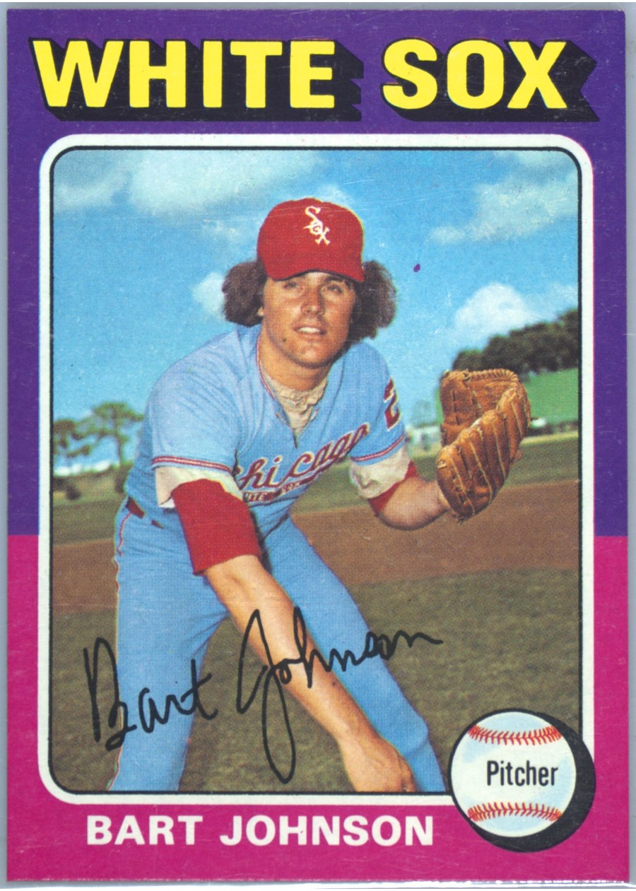 1975 Topps #446 Bart Johnson, Chicago White Sox