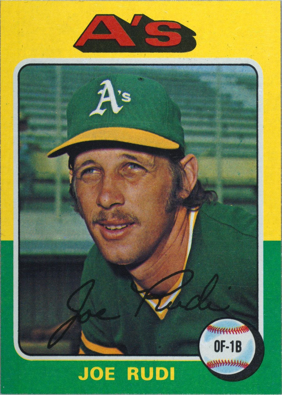 1975 Topps #45 Joe Rudi, Oakland Athletics