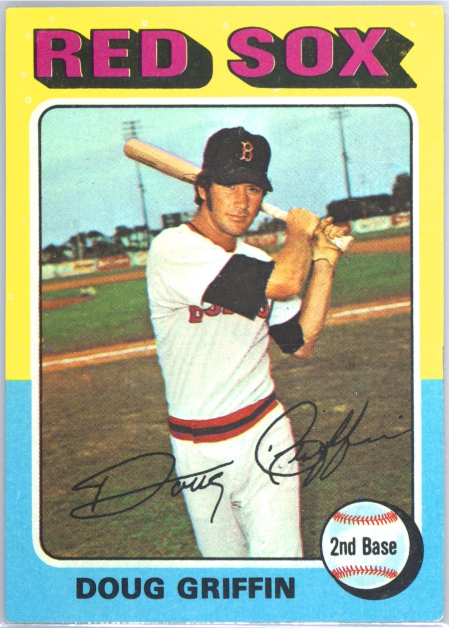 1975 Topps #454 Doug Griffin, Boston Red Sox