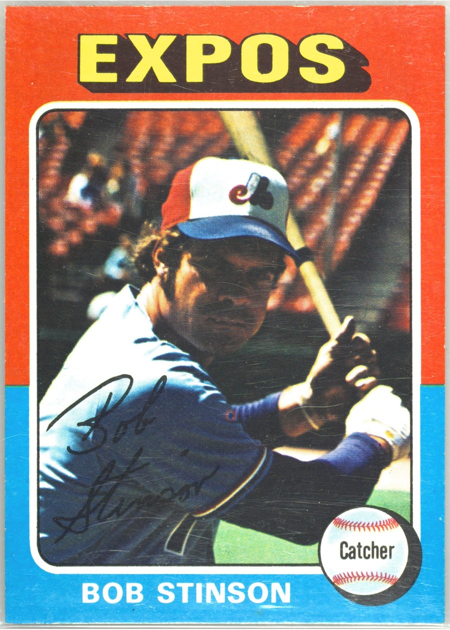 1975 Topps #471 Bob Stinson, Montreal Expos
