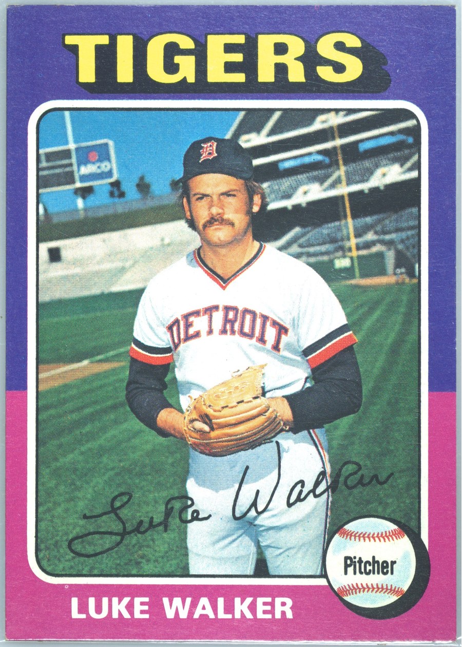 1975 Topps #474 Luke Walker, Detroit Tigers