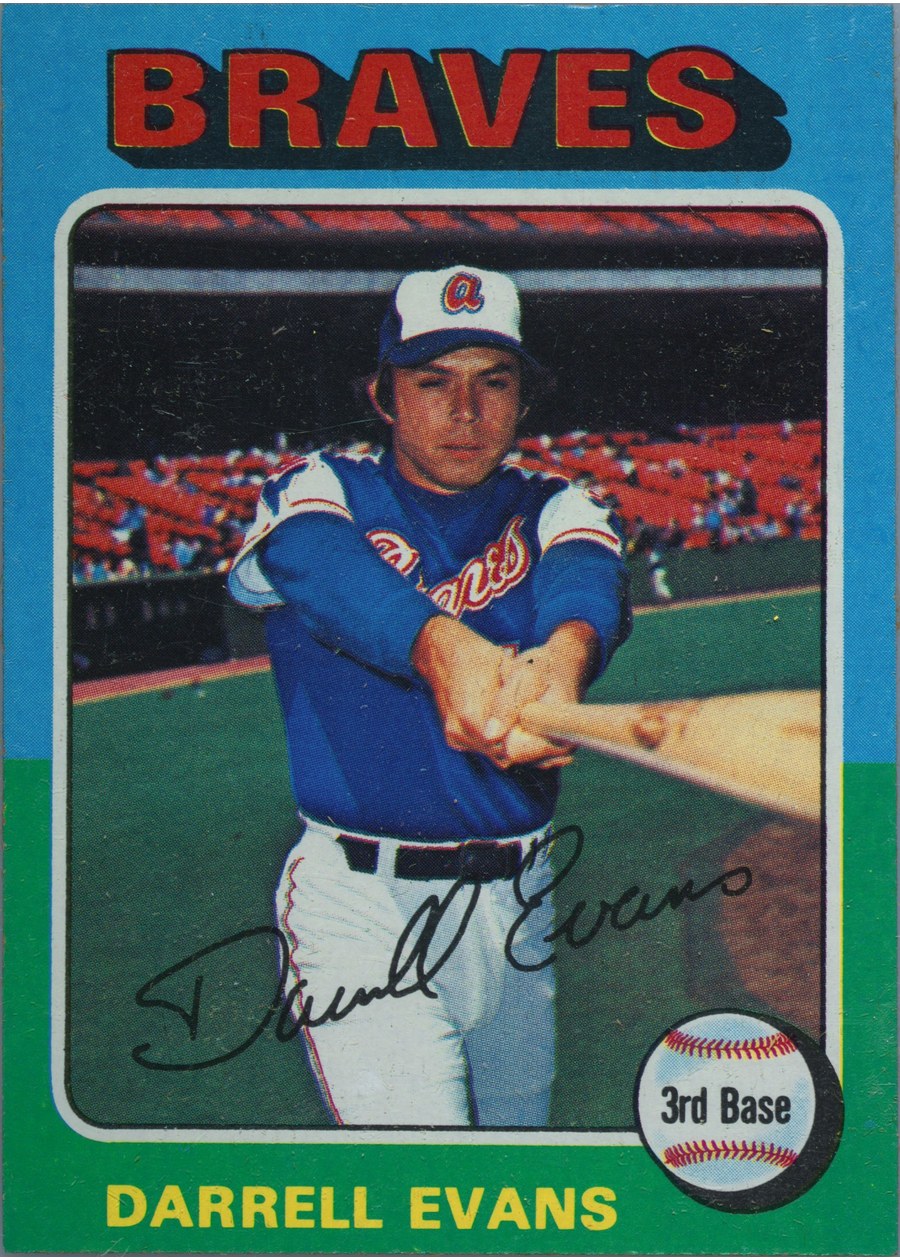 1975 Topps #475 Darrell Evans, Atlanta Braves