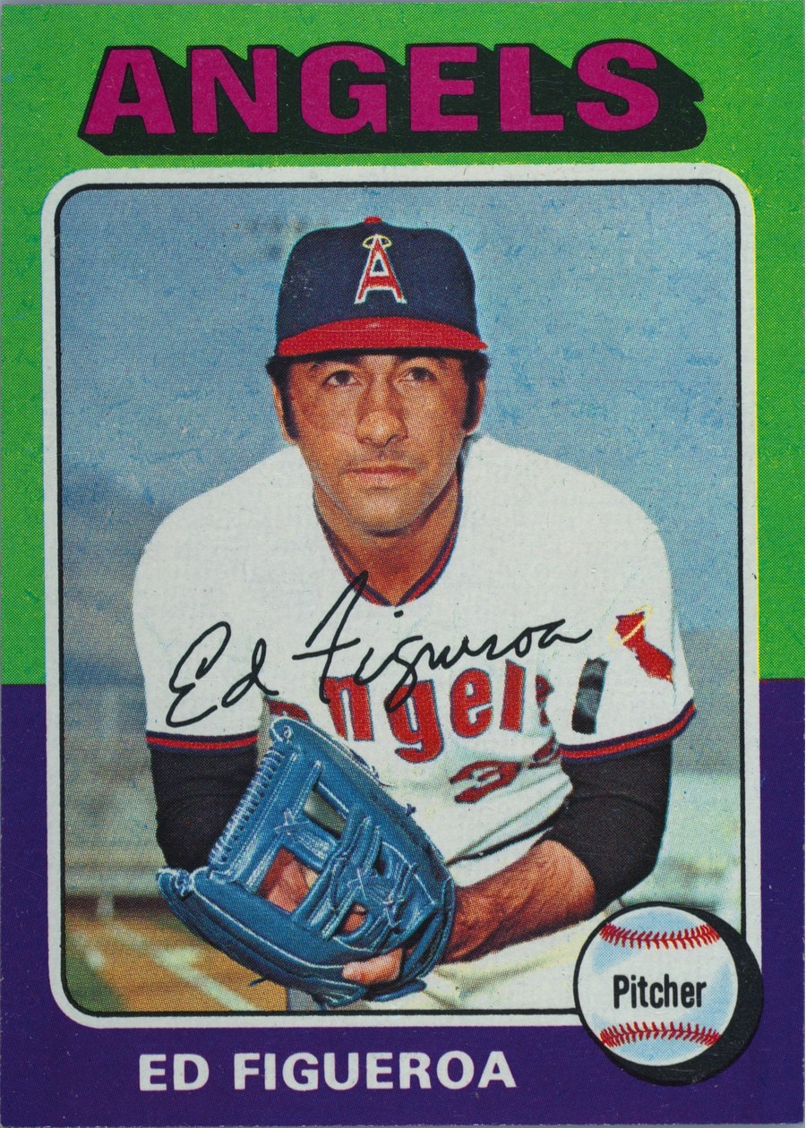 1975 Topps #476 Ed Figueroa, California Angels