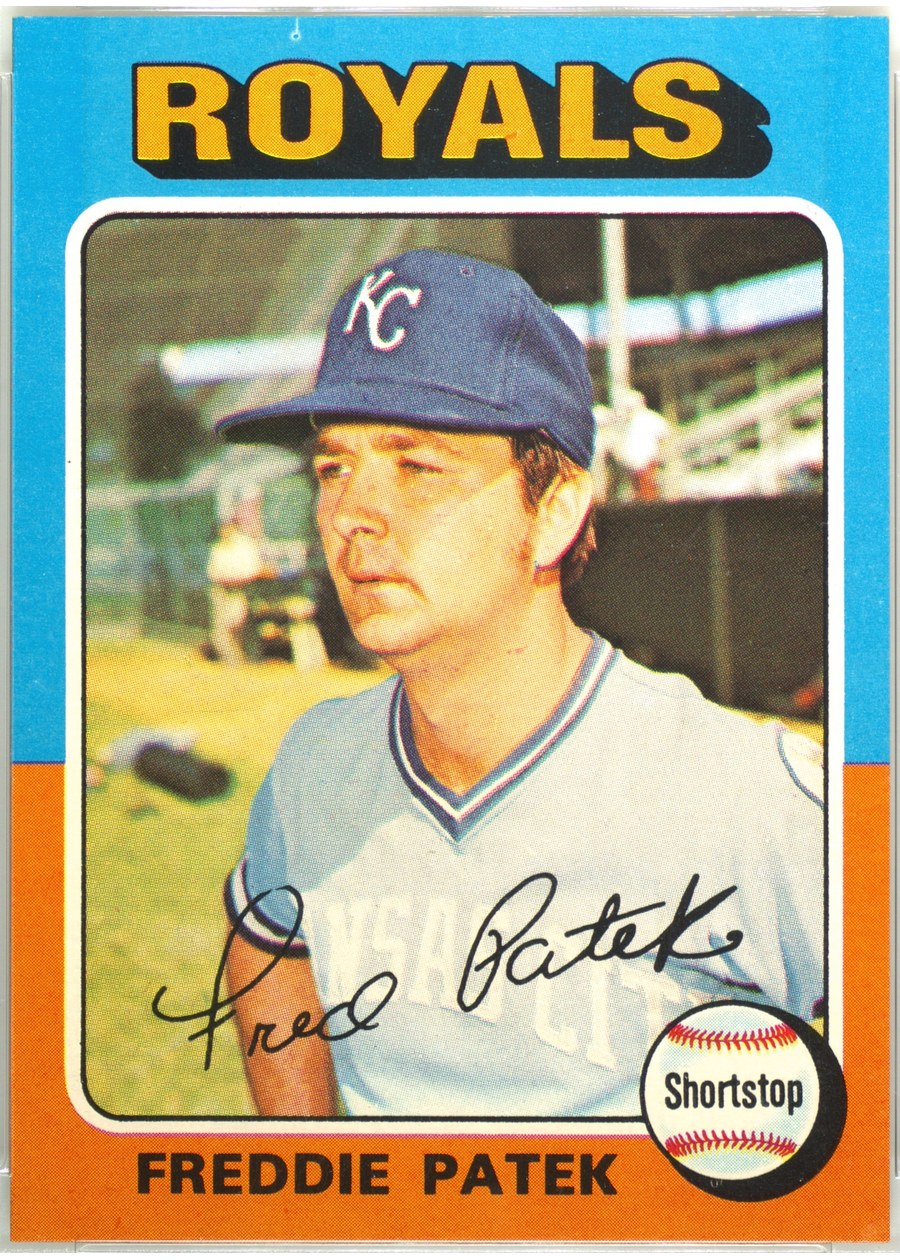 1975 Topps #48 Freddie Patek, Kansas City Royals