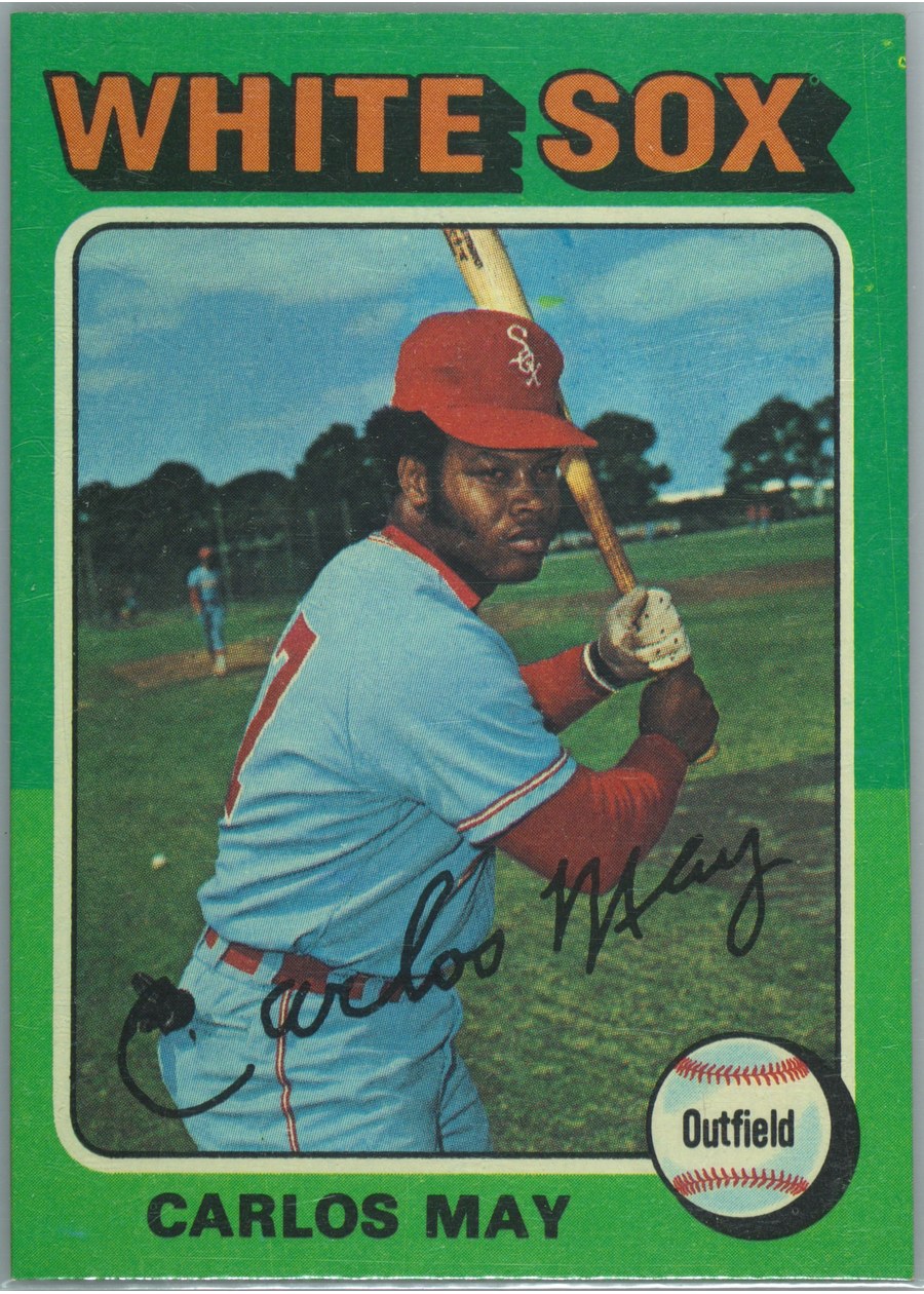 1975 Topps #480 Carlos May, Chicago White Sox