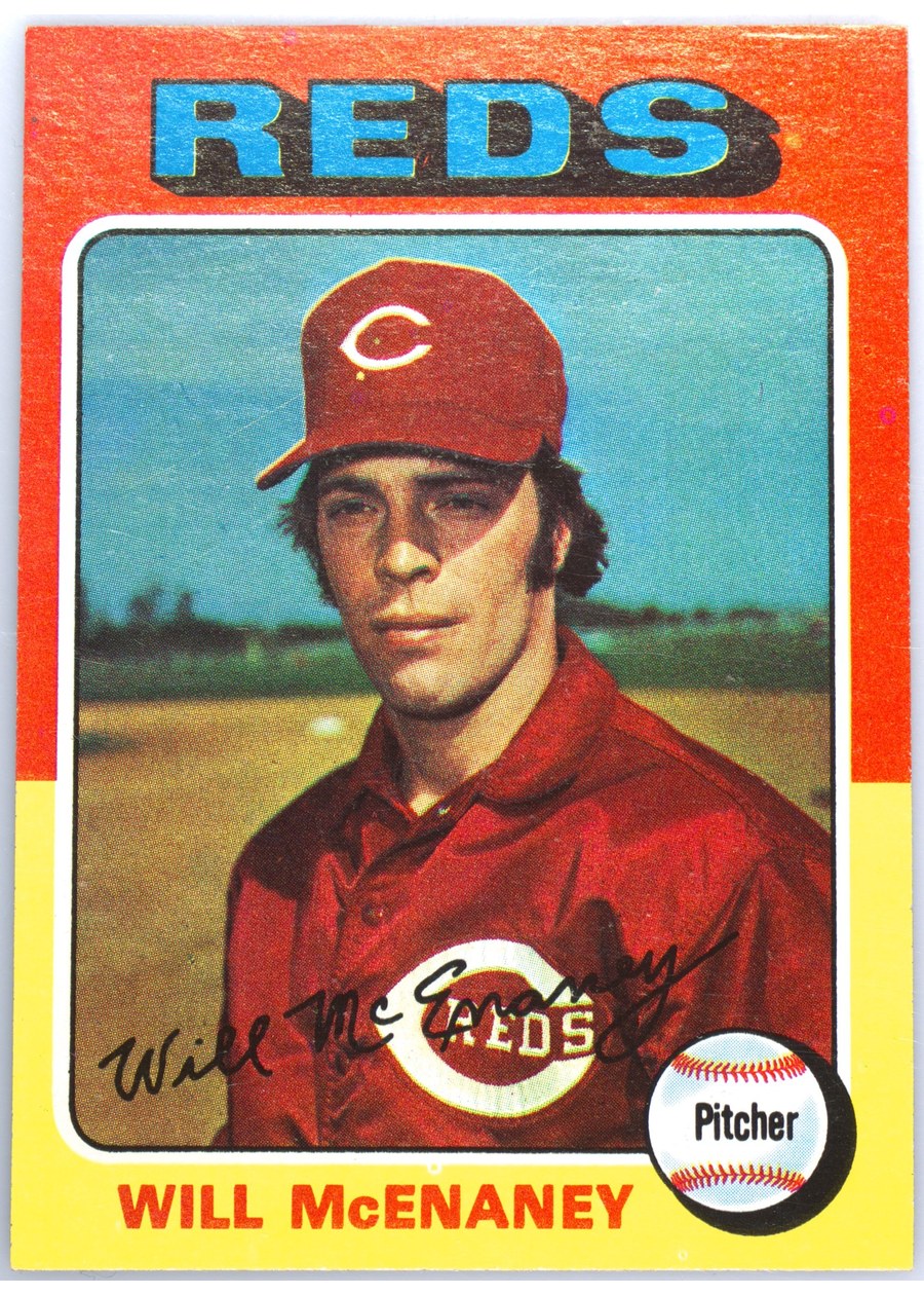 1975 Topps #481 Will McEnaney, Cincinnati Reds