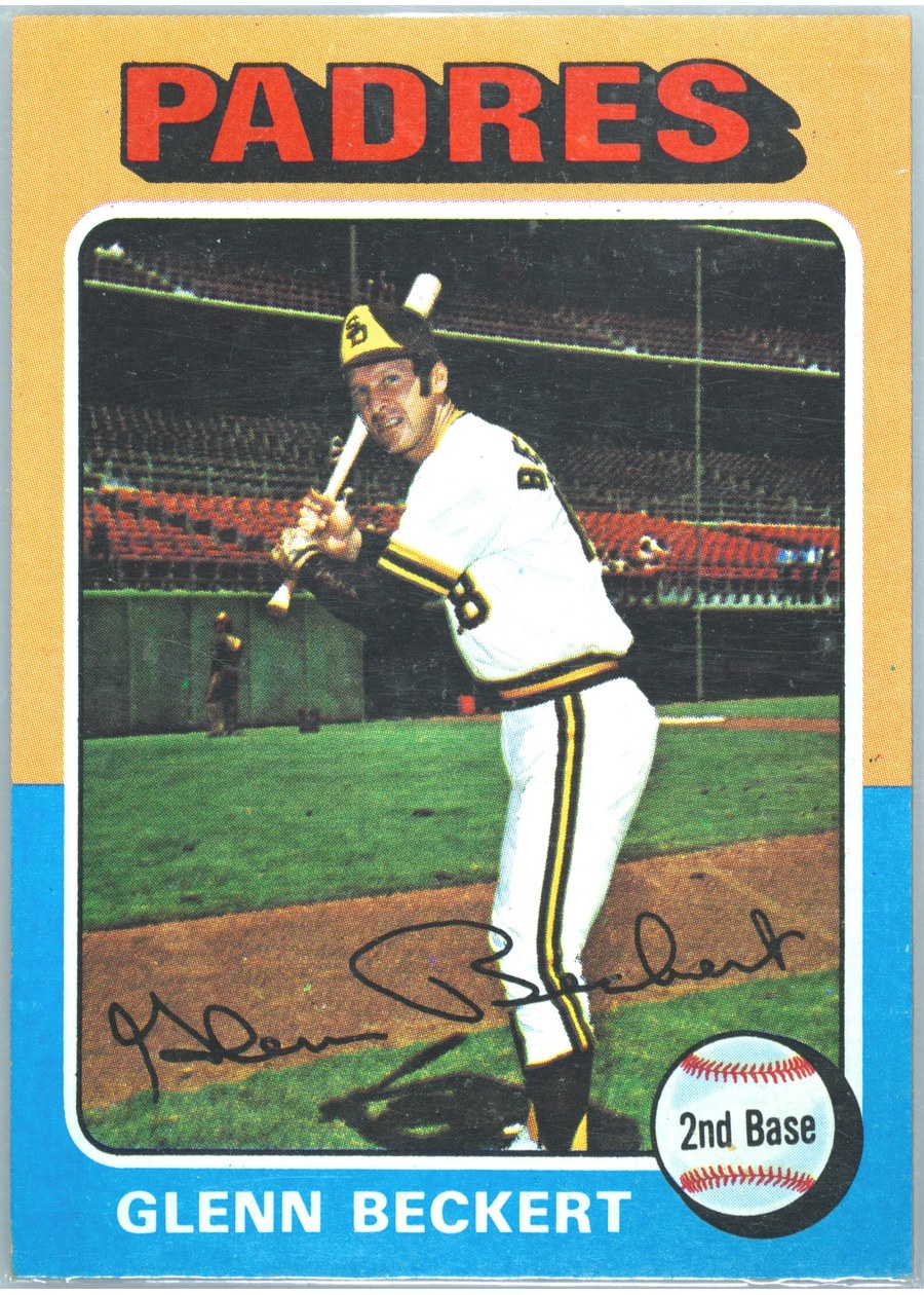 1975 Topps #484 Glenn Beckert, San Diego Padres